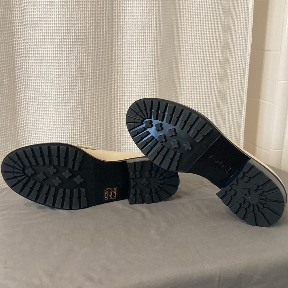 AEYDE Ruth Loafers - Creamy Leather Chunky Lugsole Size 8 NEW - Picture 7 of 9